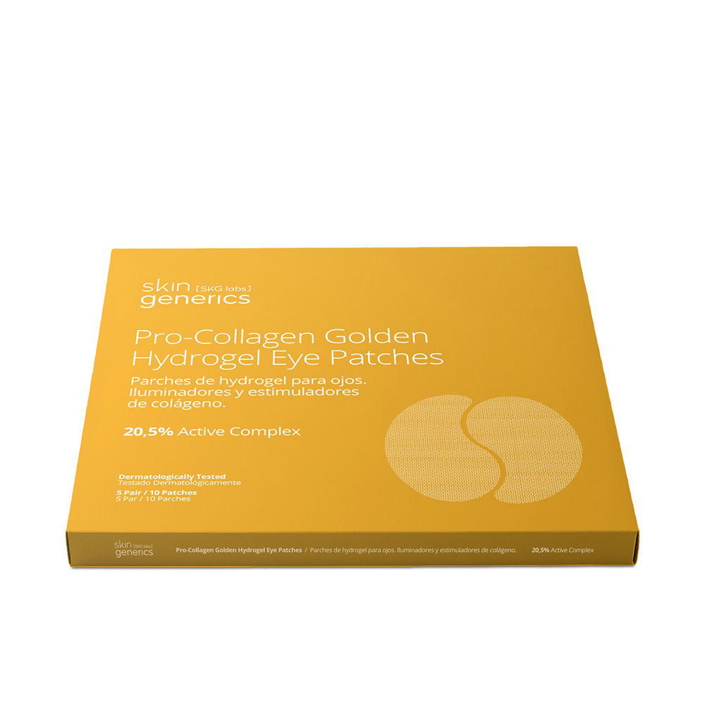SkinGenericsPro-CollagenGoldenHydrogelEyePatchesx10 Skin Generics Pro-Collagen Máscaras de Hidrogel Dourado para Olhos x10 - Image 1