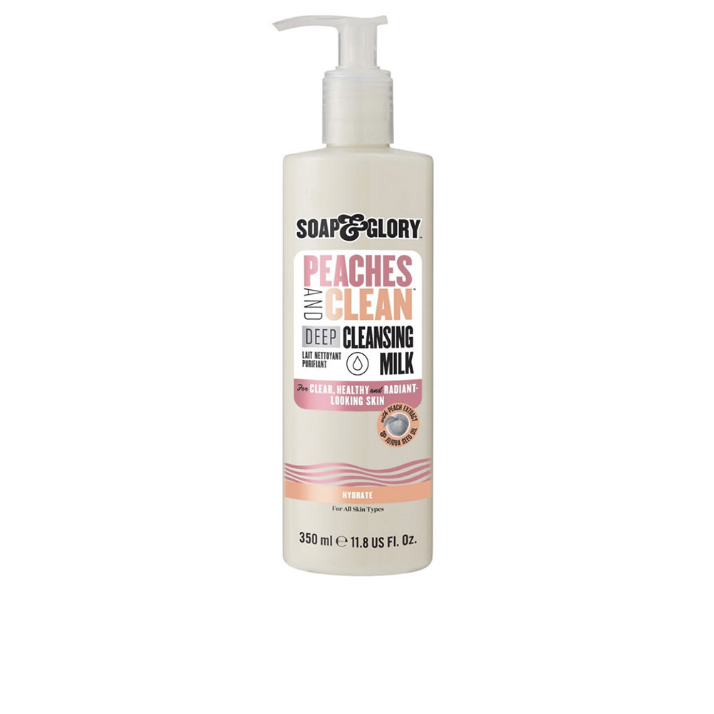Soap&GloryPeachesAndCleanCleansingMilk350ml Soap & Glory Peaches And Clean Cleansing Milk 350ml