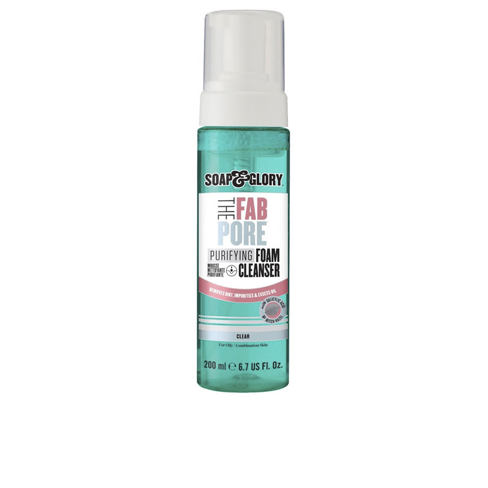 Soap&GloryTheFabPoreCleansingFoam200ml Bottle of Soap & Glory The Fab Pore Cleansing Foam by Soap & Glory, a cleansing foam indicated for removing dirt and excess oil.