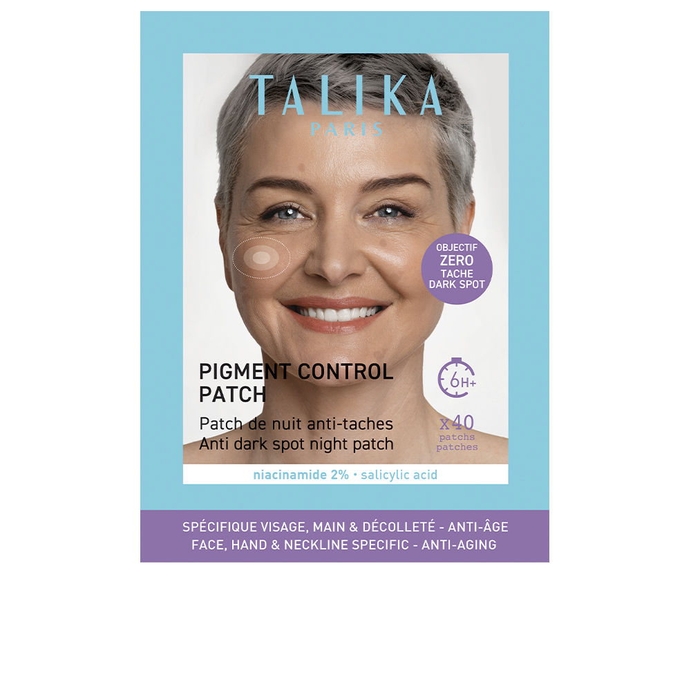 TalikaPigmentControlPatchPatchesForSunAndAgeSpotsx40 Sachet of Talika Pigment Control Patch by Talika, a skin patch indicated for reducing the appearance of sun and age spots.