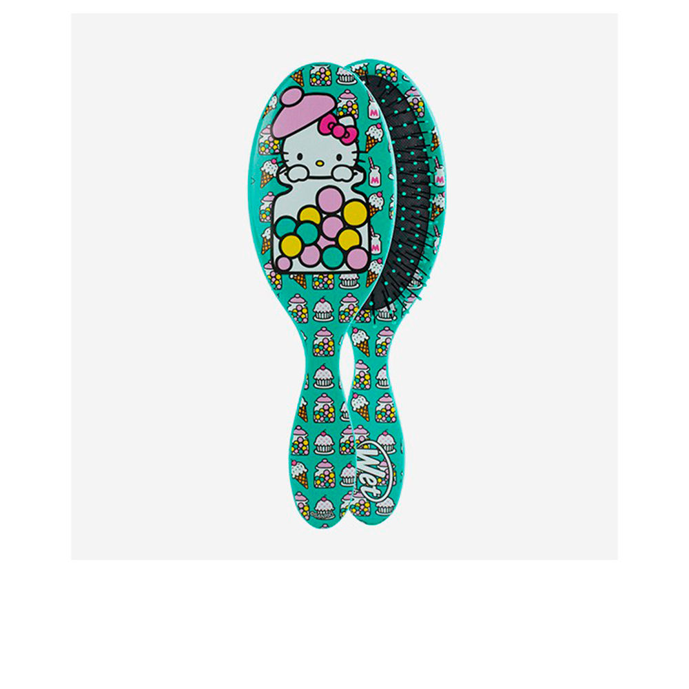 TheWetBrushOriginalDetanglerBrushEditionHelloKittyCandyJarBlue The Wet Brush Original Detangler Brush Edition Hello Kitty Candy Jar Blue