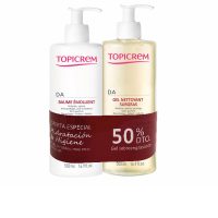 Box  of  Topicrem  DA  Emolient  Balm  Set  by  Topicrem,  a  balm  and  oil  set  indicated  for  repairing  very  dry  and  atopic  skin.