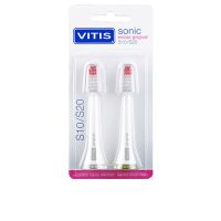 Box  of  Vitis  Sonic  S10/S20  Gingival  Head  Refills  by  Vitis,  a  brush  head  refill  indicated  for  delicate  gums.