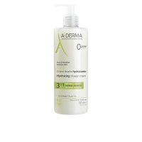Bottle  of  A-Derma  Hydrating  Shower  Cream  by  A-Derma,  a  shower  cream  indicated  for  cleansing  and  moisturizing  delicate  skin.