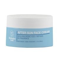 Tube  of  After  Sun  Moisturizer  Face  Cream  by  Australian  Gold,  a  hydrating  cream  indicated  for  soothing  skin  after  sun  exposure.
