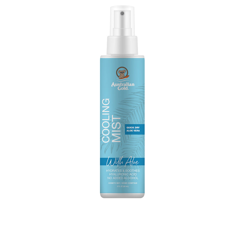AustralianGoldQuickDryCoolingMist147ml Spray of Quick Dry Cooling Mist by Australian Gold, a hydrating spray indicated for cooling and rehydrating skin after sun.