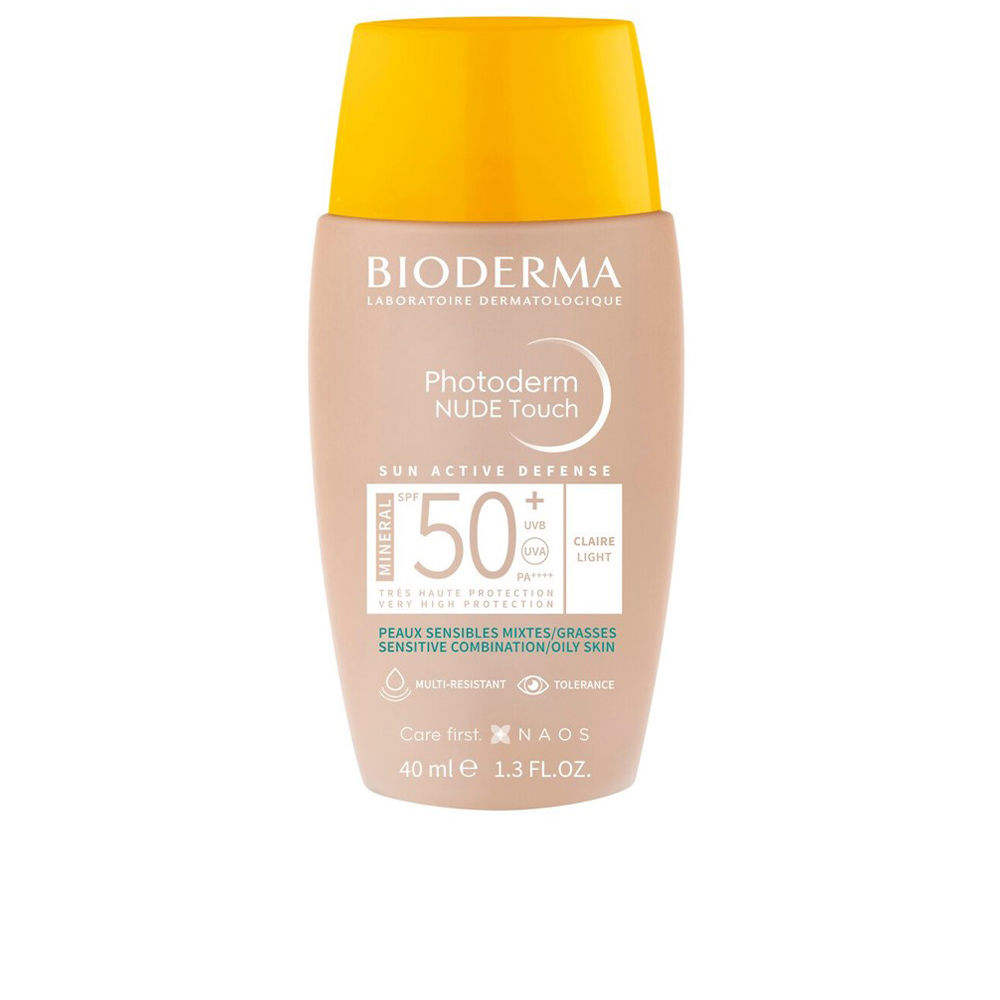 BiodermaPhotodermNudeTouchSPF50+LightColor40ml Bottle of Bioderma Photoderm Nude Touch SPF50