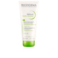 Product  container  of  Sébium  Hydra  Cleanser  Balm  by  Bioderma,  a  cleansing  balm  indicated  for  drying  acne  treatments.