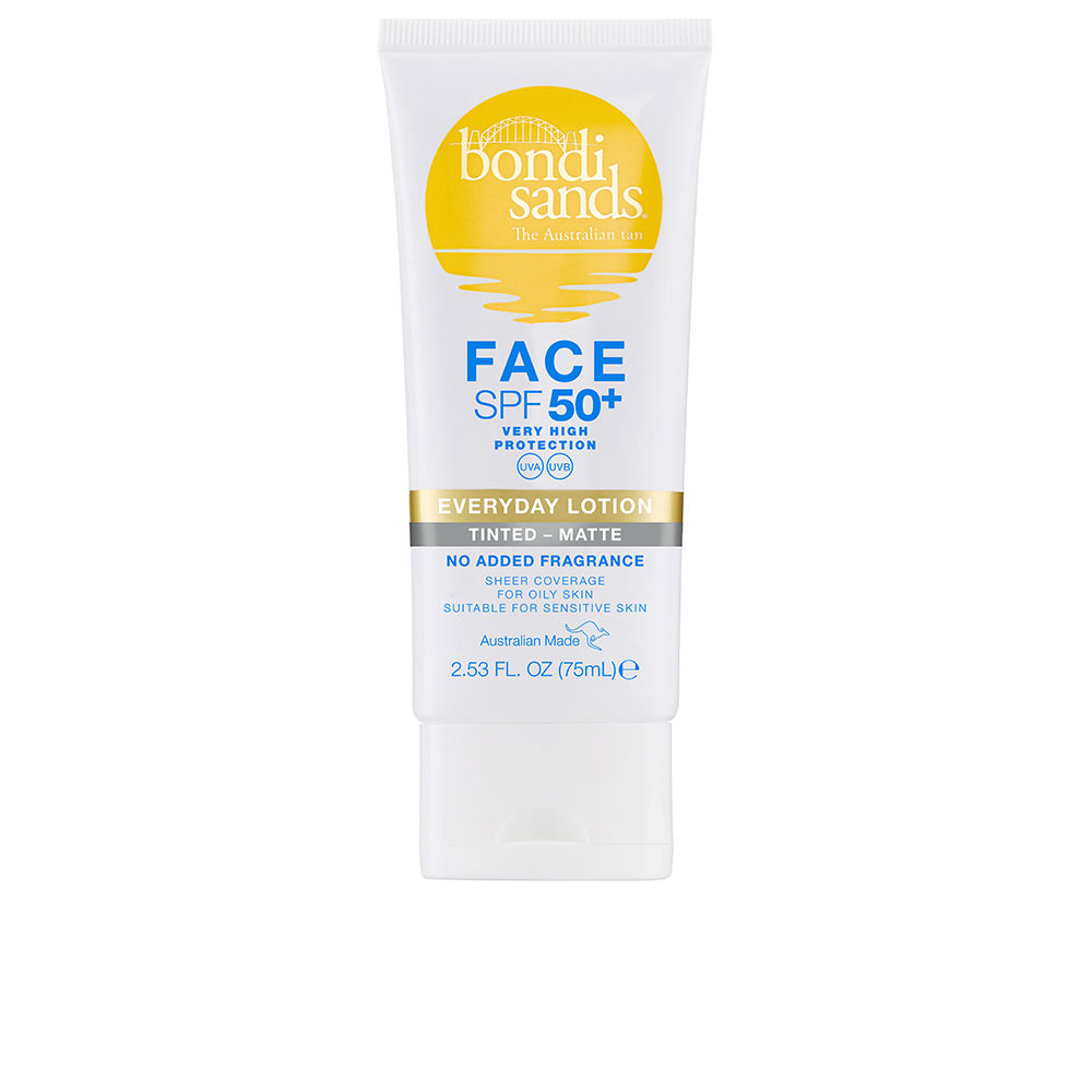 BondiSandsEverydayTintedMatteFacialLotionSPF5075ml Bondi Sands Everyday Tinted Matte Facial Lotion SPF50+ 75ml - Image 1