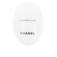 Tube  of  Chanel  La  Crème  Main  Hand  Cream  by  Chanel,  a  nourishing  hand  cream  indicated  for  replenishing  and  smoothing  hands.