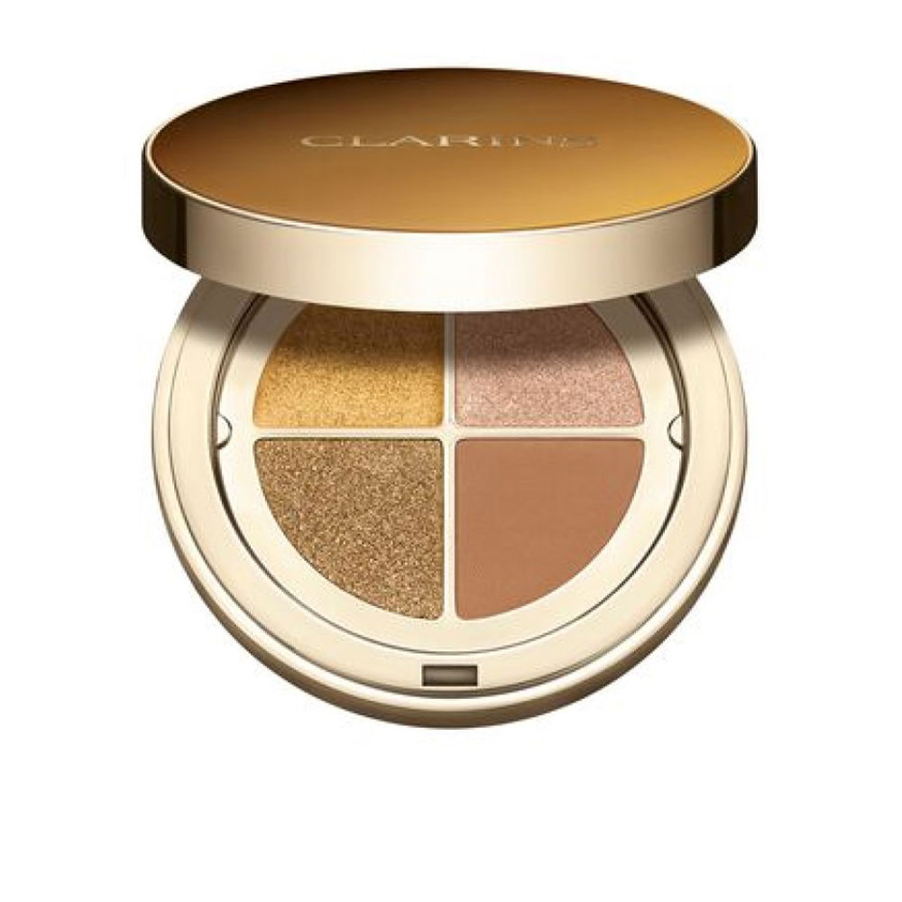 Clarins4ColorsEyeshadowPaletteLimitedEditionColor07BronzeGradation1g Clarins 4 Colors Eyeshadow Palette Limited Edition Color 07 Bronze Gradation 1g
