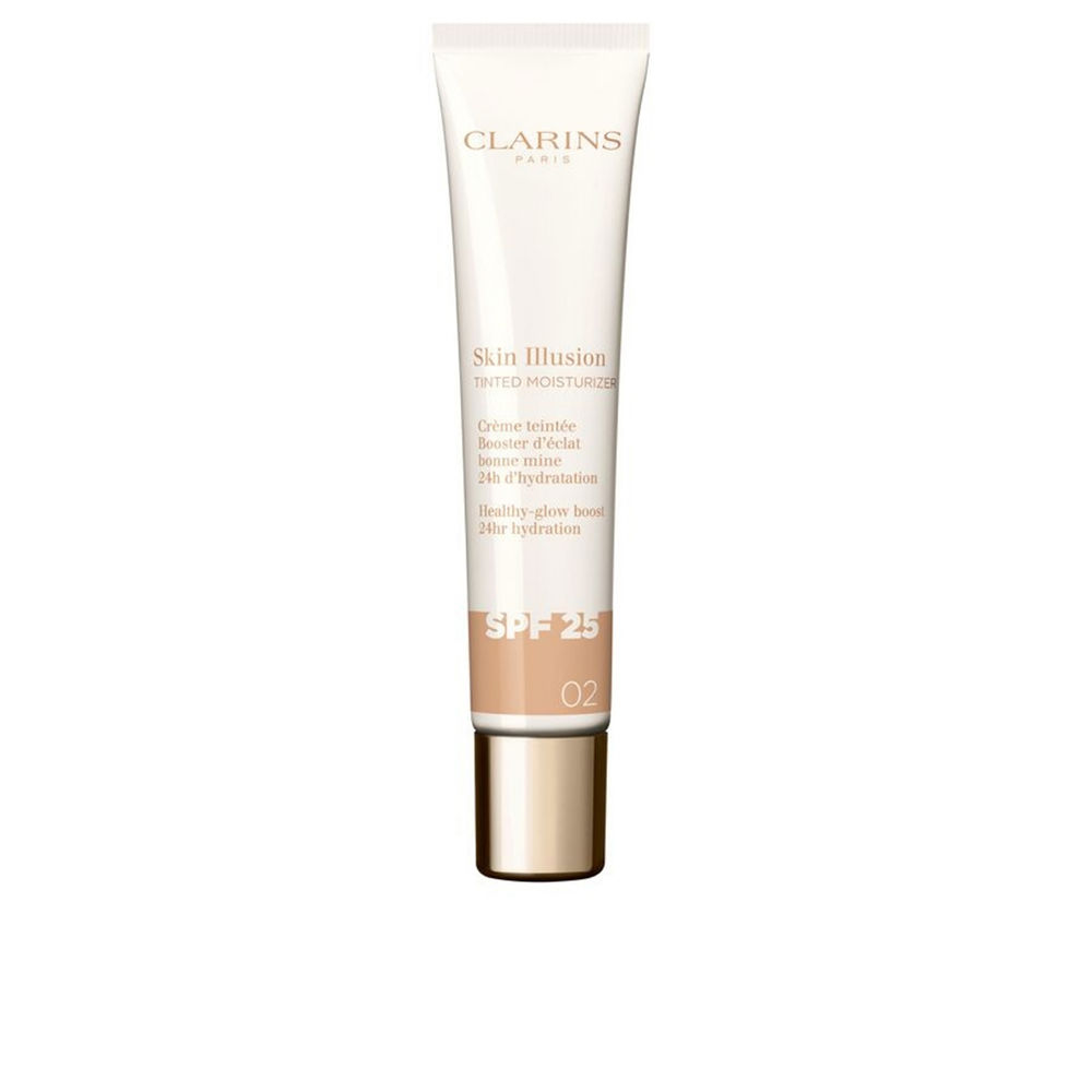 ClarinsSkinIllusionTintedMoisturizerSPF25Color0240ml Clarins Skin Illusion Tinted Moisturizer SPF25 Color 02 40ml