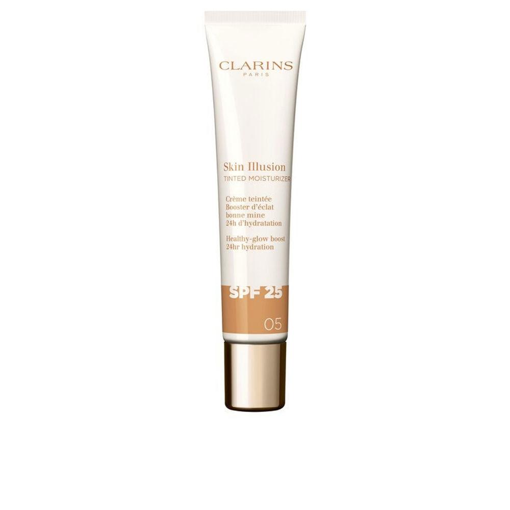 ClarinsSkinIllusionTintedMoisturizerSPF25Color0540ml Clarins Skin Illusion Tinted Moisturizer SPF25 Color 05 40ml