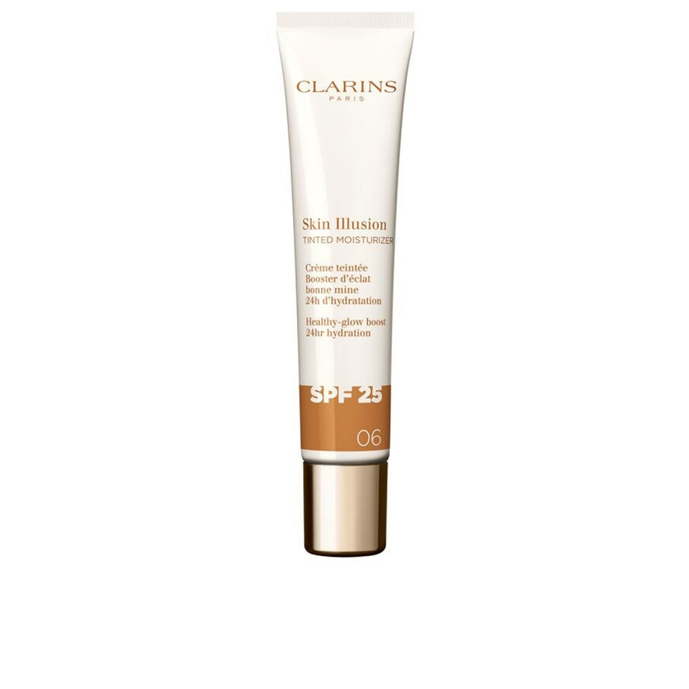 ClarinsSkinIllusionTintedMoisturizerSPF25Color0640ml Clarins Skin Illusion Tinted Moisturizer SPF25 Color 06 40ml
