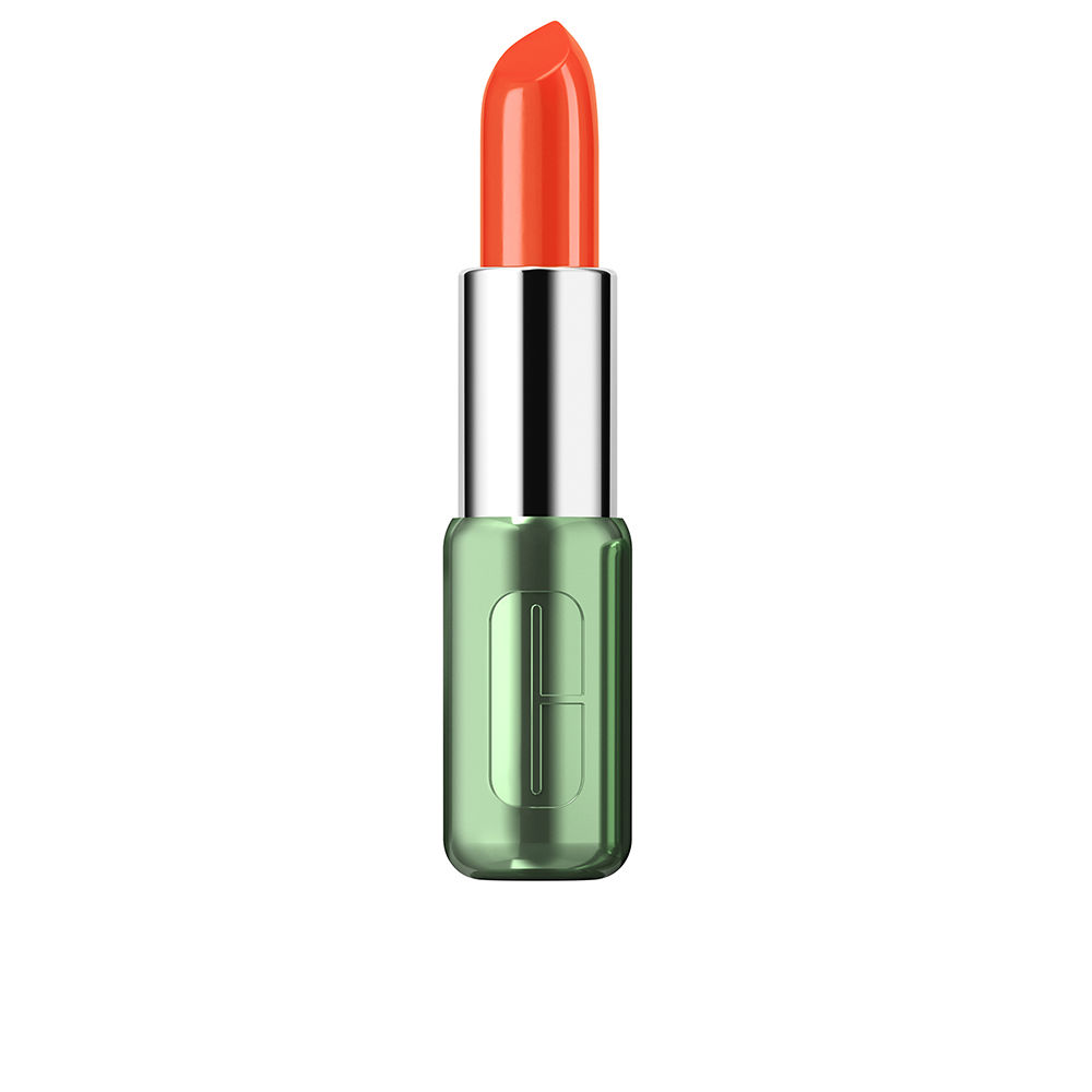 CliniquePopLongwearShineLipstickColorFlamePop3.9g Clinique Pop Longwear Shine Lipstick Color Flame Pop 3.9g - Image 1