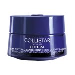 Tube of Collistar Futura Revitalizing Eye And Lip Contour Cream by Collistar, a cream indicated for anti-aging of eye and lip areas.