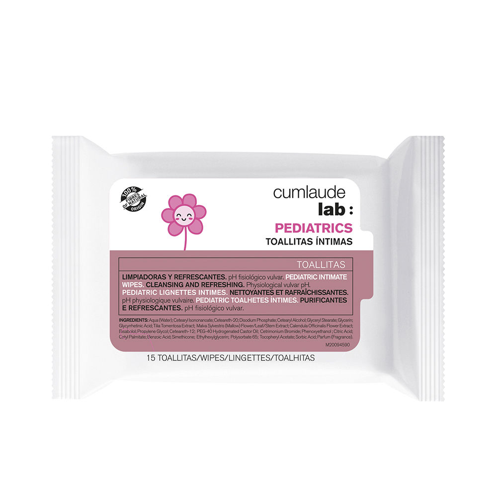CumlaudeLabPediatricIntimateWipesx15 Cumlaude Lab Toalhetes Íntimos Pediátricos x15 - Image 1