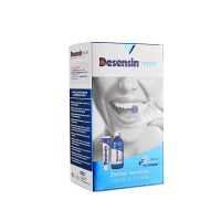 Box  of  Desensin  Sensitive  Teeth  Repair  Set  by  Desensin,  a  dental  kit  indicated  for  repairing  enamel  and  fighting  sensitivity.