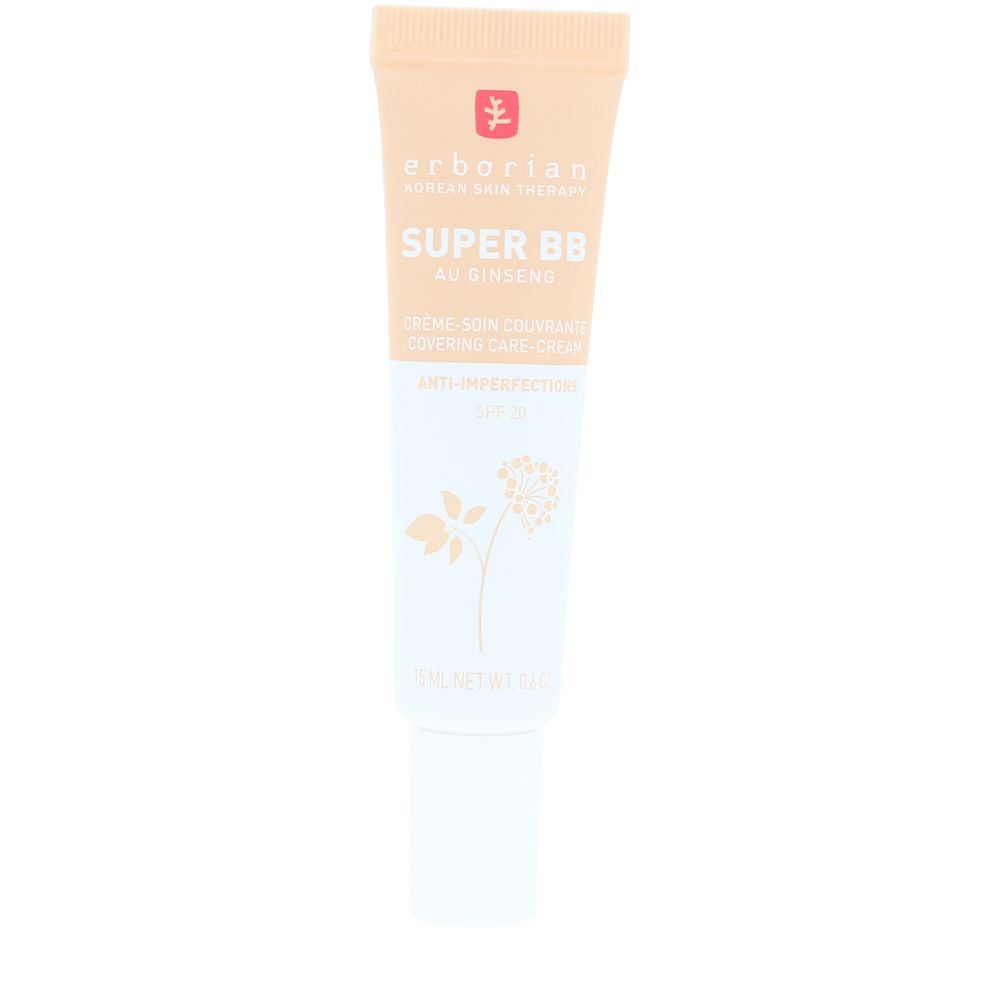 ErborianSuperBBCreamSPF20GoldenTone15ml Tube of Erborian Super BB Cream SPF20 Golden Tone by Erborian, a BB cream indicated for evening out the complexion.