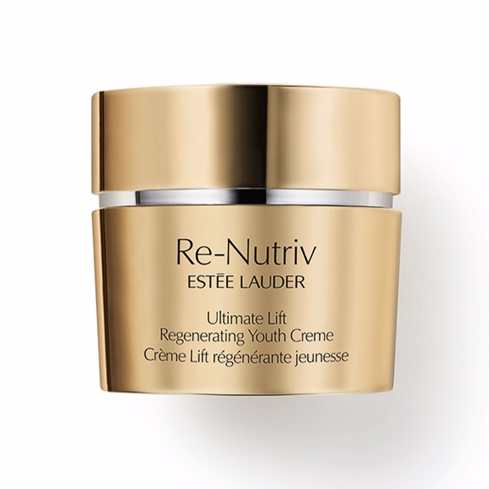 EstéeLauderRe-NutrivUltimateLiftRichCream50ml Jar of Estée Lauder Re-Nutriv Ultimate Lift Rich Cream by Estée Lauder, a rich cream indicated for firming skin.