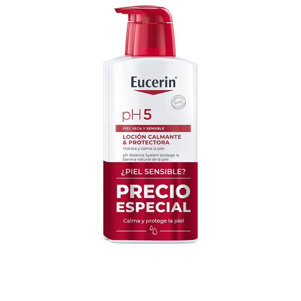 EucerinpH5LotionSet2x400ml Bottle of Eucerin pH5 Lotion Set by Eucerin, a creamy lotion indicated for hydrating dry and sensitive skin.
