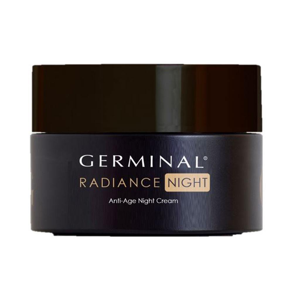 GerminalImmediateActionRadianceAnti-AgeNightCream50ml Jar of Germinal Immediate Action Radiance Anti-Age Night Cream by Germinal, a night cream indicated for firming skin.