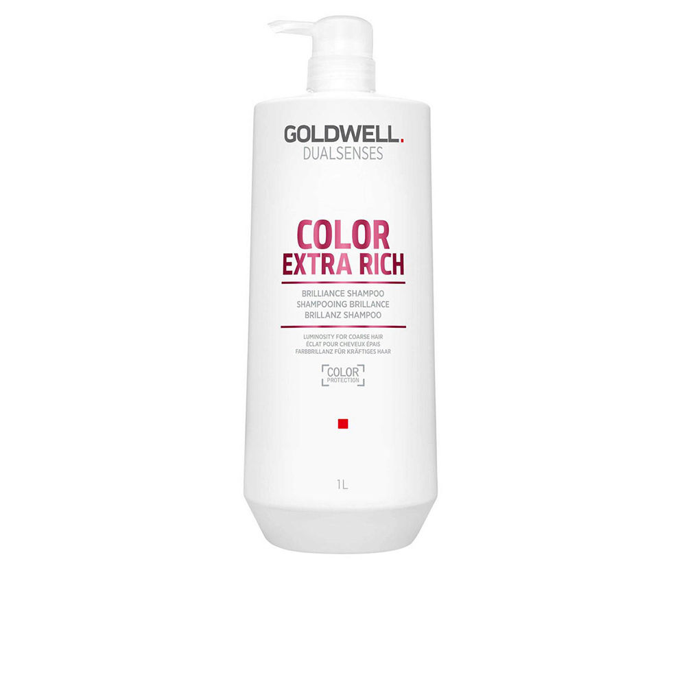 GoldwellColorExtraRichBrillianceShampoo1000ml Bottle of Goldwell Color Extra Rich Brilliance Shampoo by Goldwell, a shampoo indicated for minimizing color fading.