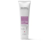 Tube  of  Goldwell  Stylesign  Heat  Styling  Straightening  Balm  by  Goldwell,  a  hair  balm  indicated  for  straightening  hair.