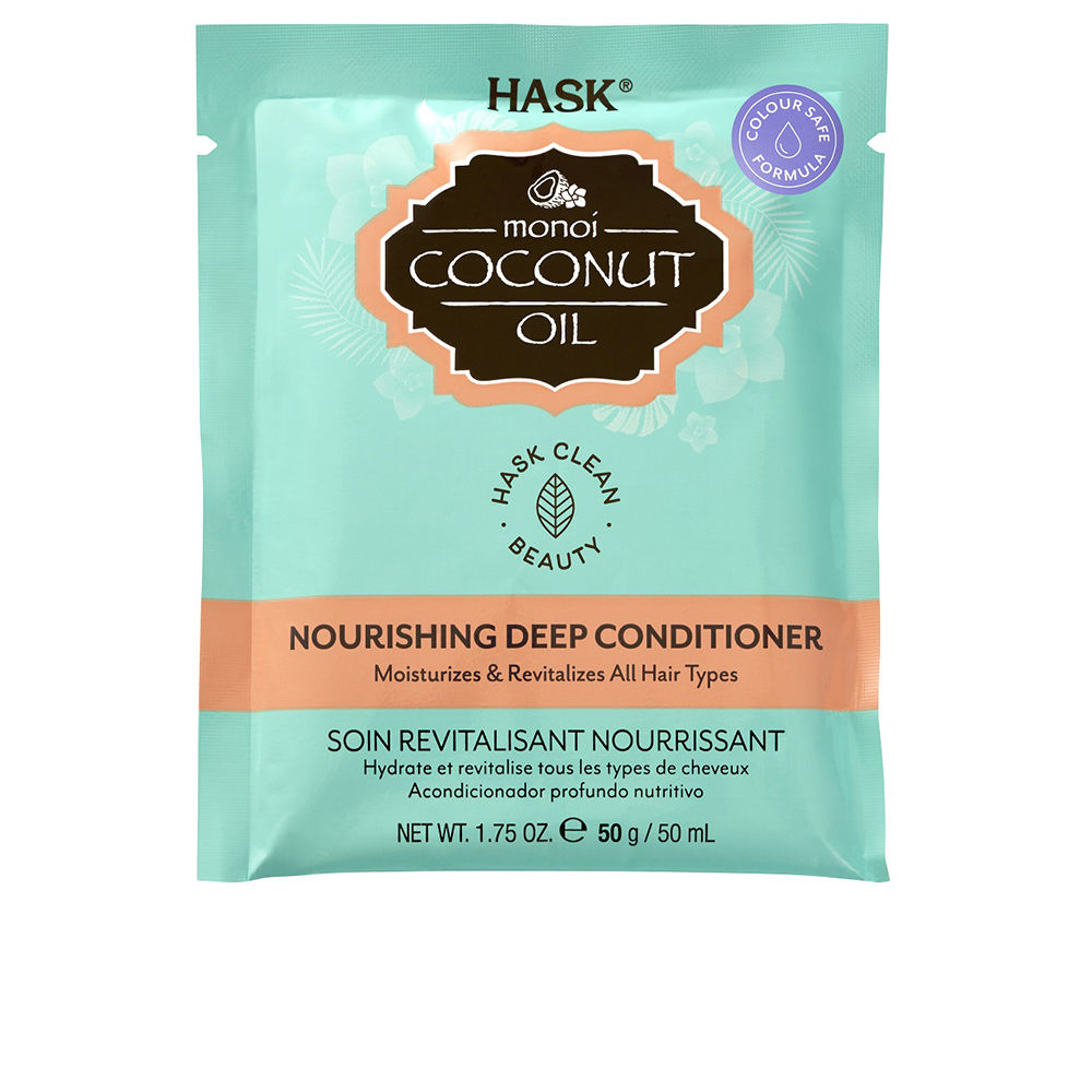 HaskMonoiCoconutOilNourishingMask50g Hask Monoi Coconut Oil Nourishing Mask 50g