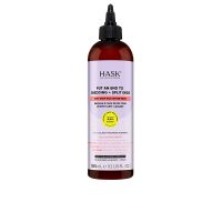 Bottle  of  Hask  Texture  Rice  Water  Rinse  by  Hask,  a  rinse-out  water  indicated  for  preventing  hair  fall  caused  by  breakage.
