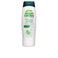 Bottle  of  Instituto  Español  Gotas  Frescas  Shower  Gel  by  Instituto  Español,  a  gel  indicated  for  cleansing  and  moisturizing  skin.