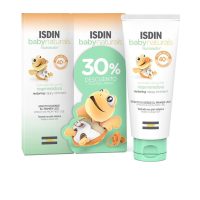 Box  of  Isdin  Babynaturals  Regenerating  Diaper  Ointment  Set  by  Isdin,  an  ointment  indicated  for  diaper  area  skin  regeneration.