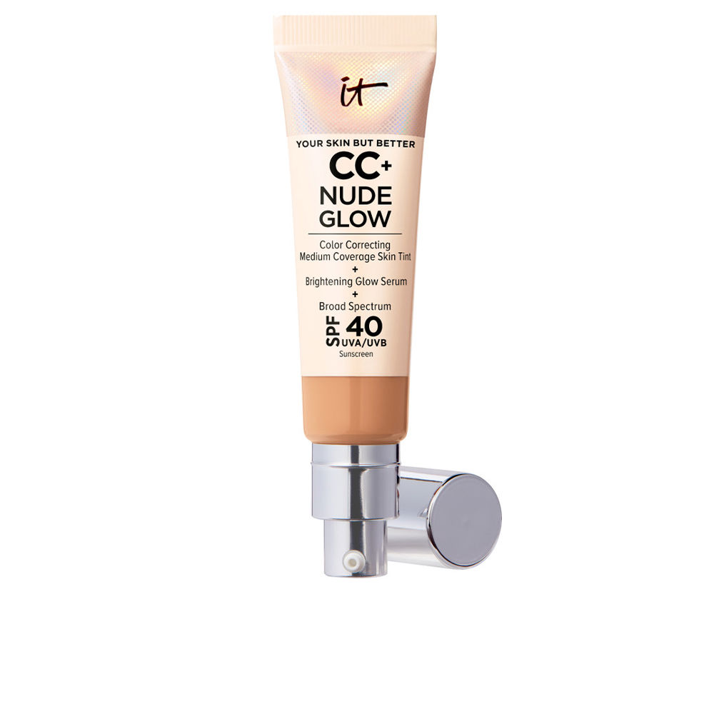 ItCosmeticsCCNudeGlowFoundationSerumSPF40ColorNeutralTan It Cosmetics CC+ Nude Glow Foundation + Serum SPF40 Color Neutral Tan - Image 1