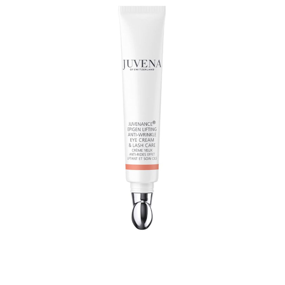 JuvenaJuvenanceEpigenLiftingAnti-WrinkleEyeCream&LashCare20ml Tube of Juvenance Epigen Lifting Anti-Wrinkle Eye Cream & Lash Care by Juvena, a rich cream for wrinkles and lash growth.