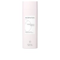 Bottle  of  Kerasilk  Essentials  Repairing  Shampoo  by  Kerasilk,  a  shampoo  indicated  for  nourishing  and  restoring  damaged  hair.