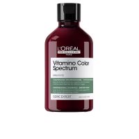 Bottle  of  LOréal  Professionnel  Vitamino  Color  Spectrum  Green  Shampoo  by  LOréal,  a  green  shampoo  for  color-treated  brown  hair.