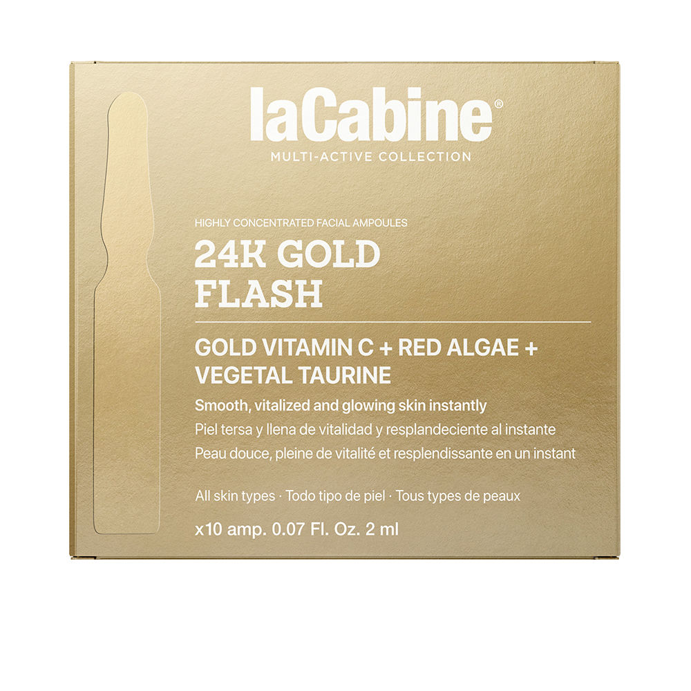 LaCabine24KGoldFlashLimitedEditionAmpoules10x2ml La Cabine 24K Gold Flash Limited Edition Ampoules 10x2ml