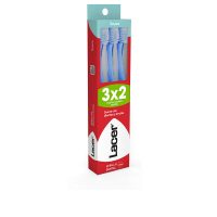 Box  of  Soft  Toothbrush  3-Piece  Set  by  Lacer,  a  soft  toothbrush  indicated  for  gentle  cleaning  of  teeth  and  gums.