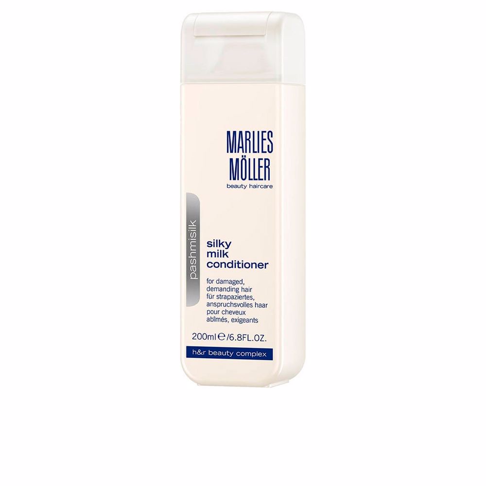 MarliesMöllerPashmisilkSilkyMilkConditioner200ml Bottle of Marlies Möller Pashmisilk Silky Milk Conditioner by Marlies Möller, a conditioner indicated for damaged hair.