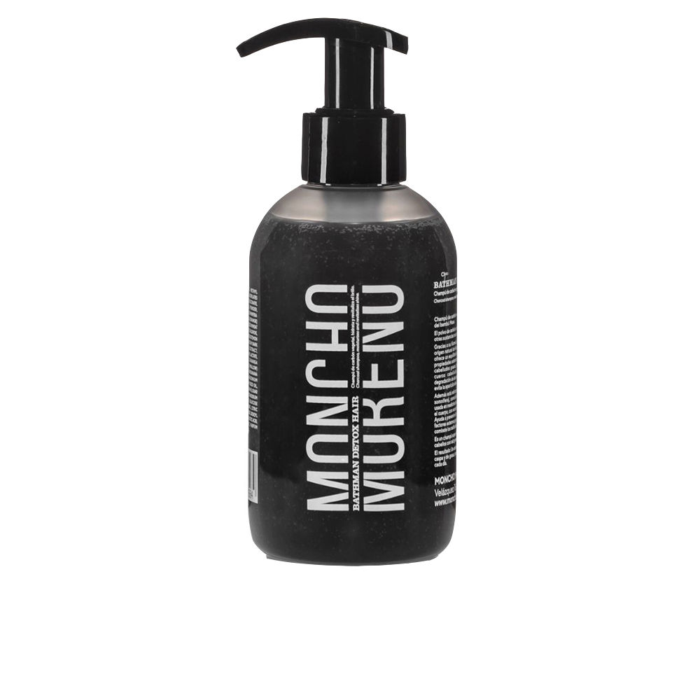 MonchoMorenoBathmanDetoxHairCharcoalShampoo250ml Moncho Moreno Bathman Detox Hair Charcoal Shampoo 250ml - 画像 (1)
