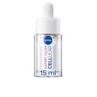 Bottle  of  Nivea  Expert  Filler  Cellular  Hyaluronic  Acid  Filling  Serum  by  Nivea,  a  serum  indicated  for  reducing  fine  lines.