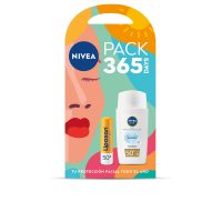 Box  of  Nivea  Sun  365  Days  Gift  Set  by  Nivea,  a  sun  protection  set  indicated  for  daily  facial  and  lip  UV  protection.