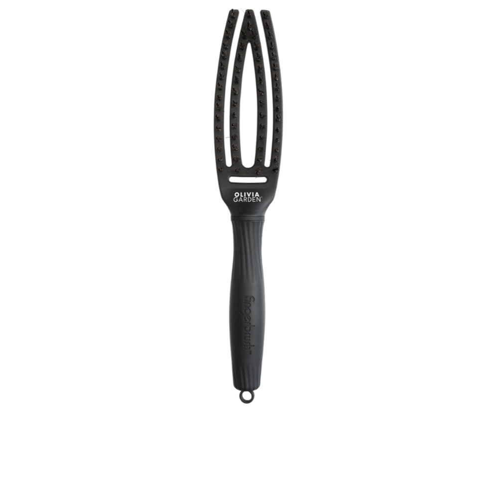 OliviaGardenFingerbrushBoar&NylonFullBlackSmallBrush Olivia Garden Fingerbrush Boar & Nylon Full Black Small Brush