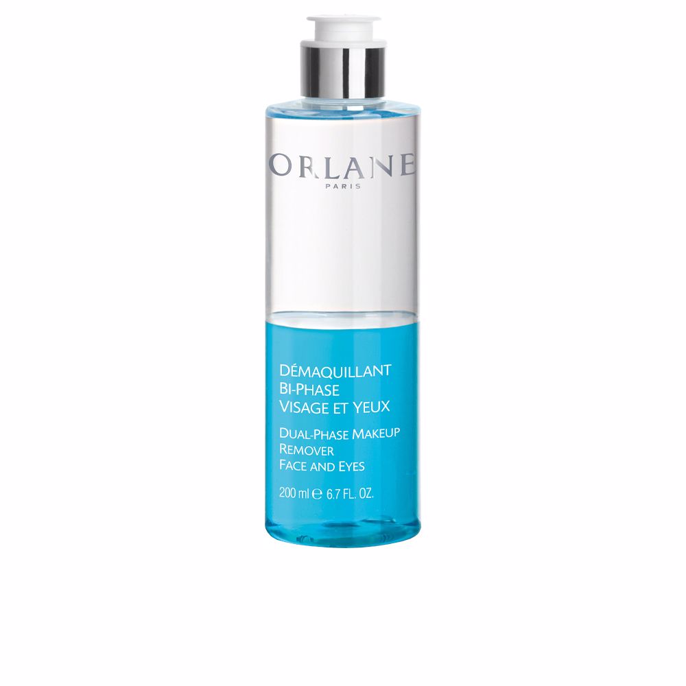 OrlaneDual-PhaseMakeupRemoverFaceandEyes200ml Bottle of Orlane Dual-Phase Makeup Remover Face and Eyes by Orlane, a biphasic cleanser indicated for removing waterproof makeup.