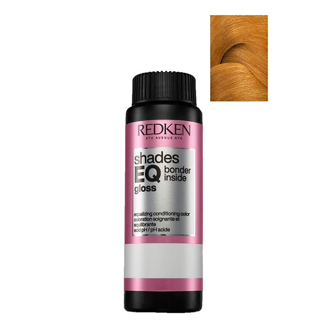 RedkenShadesEQBonderInsideColor08C-8460ml Box of Redken Shades EQ Bonder Inside Color 08C by Redken, a liquid toner indicated for strengthening sensitized hair.