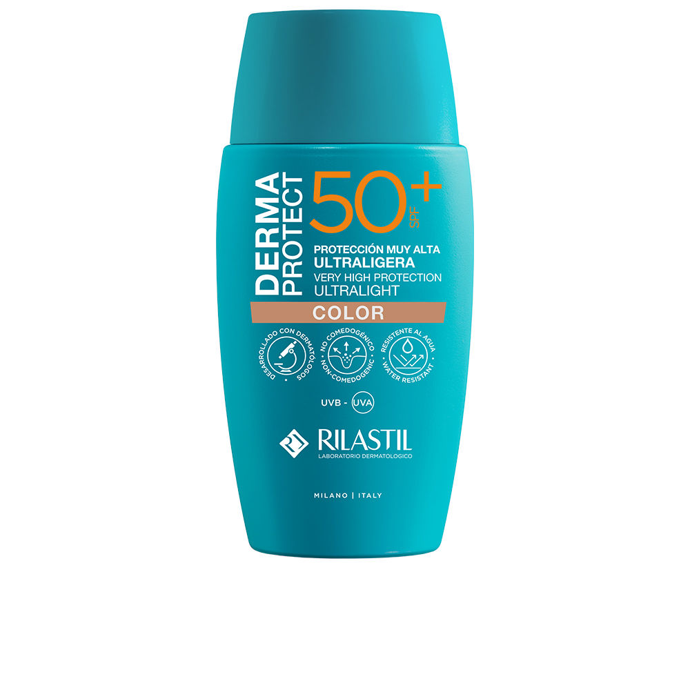 RilastilDermaprotectUltralightPhotoprotectorWithColorSPF5050ml Rilastil Dermaprotect ウルトラライト カラー日焼け止め SPF50+ 50ml - 画像 (1)