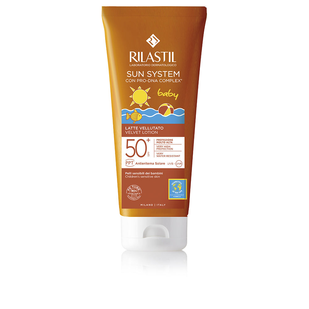 RilastilSunSystemBabyVelvetLotionSPF50200ml Rilastil Sun System Baby Velvet Lotion SPF50+ 200ml - Image 1