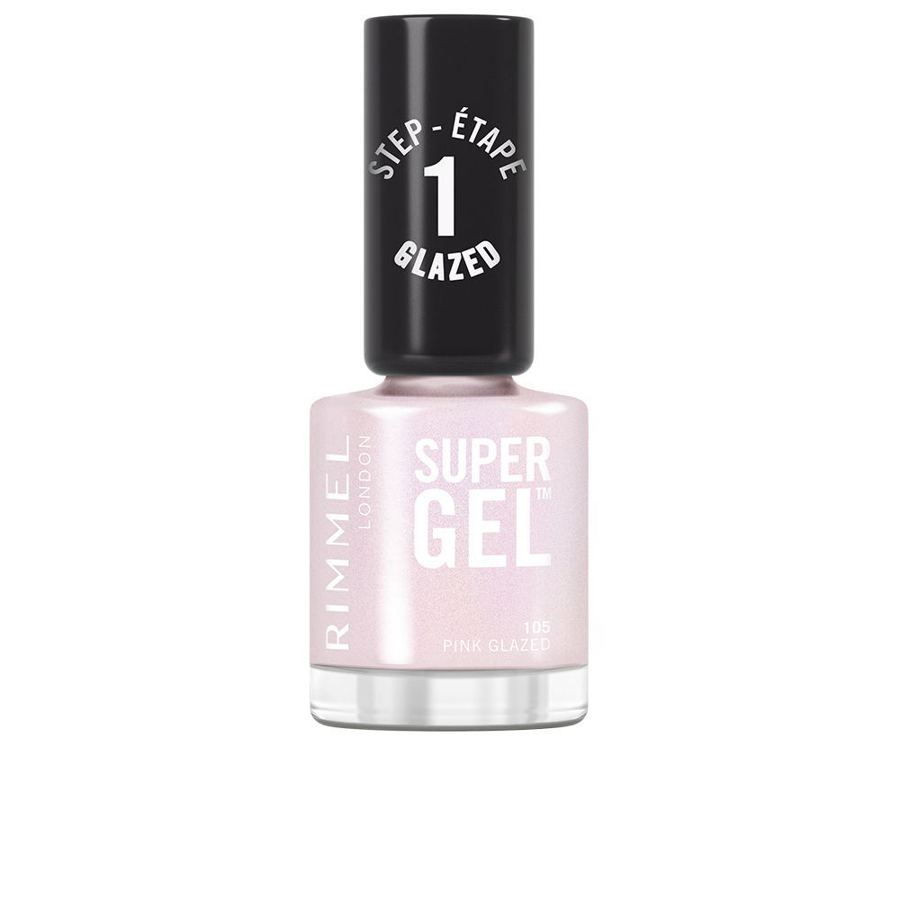 RimmelLondonSuperGelNailPolishColor105PinkGlazed12ml Rimmel London Super Gel Nail Polish Color 105 Pink Glazed 12ml - Image 1