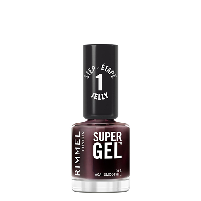 RimmelLondonSuperGelNailPolishColor13AcaiSmoothie12ml Verniz de Unhas Rimmel London Super Gel Cor 13 Acai Smoothie 12ml - Image 1