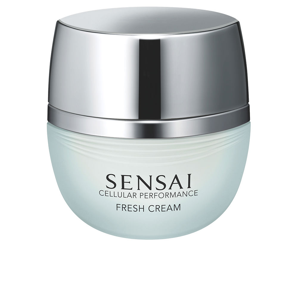 SensaiCellularPerformanceFreshCream40ml Jar of Sensai Cellular Performance Fresh Cream, a gel-cream indicated for moisturizing and soothing facial skin.